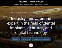 Tablet Screenshot of michaelschererdmd.com